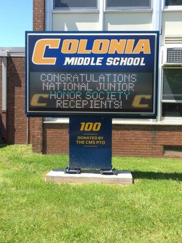 Colonia Middle School Sign