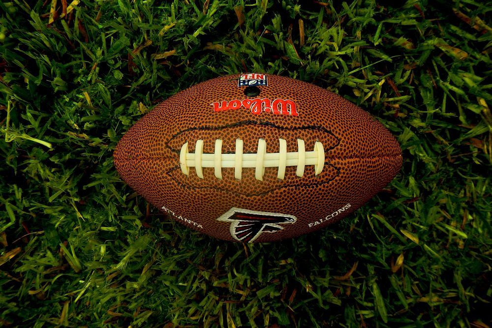 Wilson The Duke Atlanta Falcons NFL Football, location unknown, date unknown. View public domain image source here

More:

 View public domain image source here
